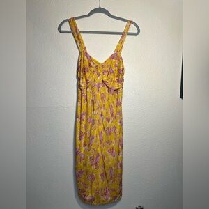 Diane Von Furstenberg Saffron Floral Silk Dress 4